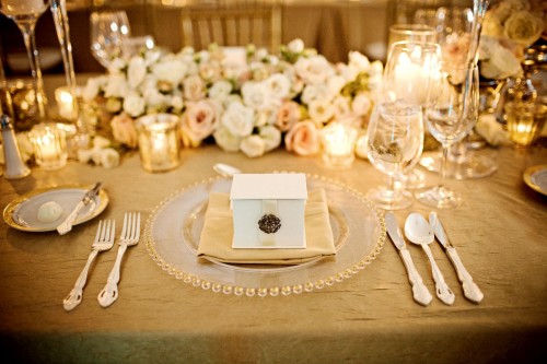 french vintage wedding table settings
